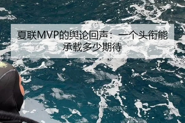 夏联MVP的舆论回声：一个头衔能承载多少期待